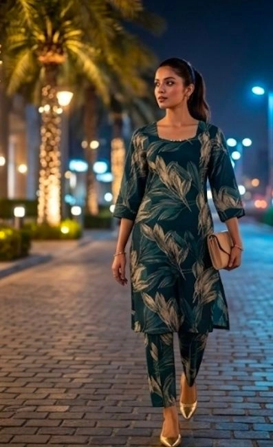 Bottle green Vatican silk cordset 2