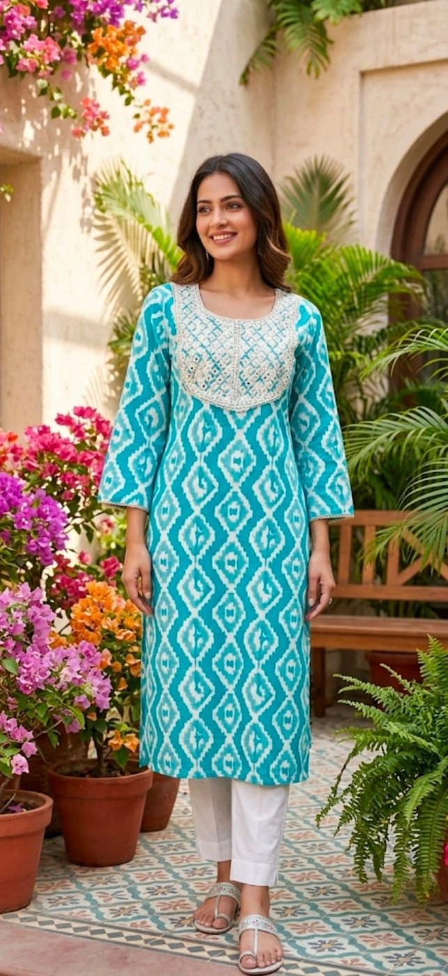 straight kurti