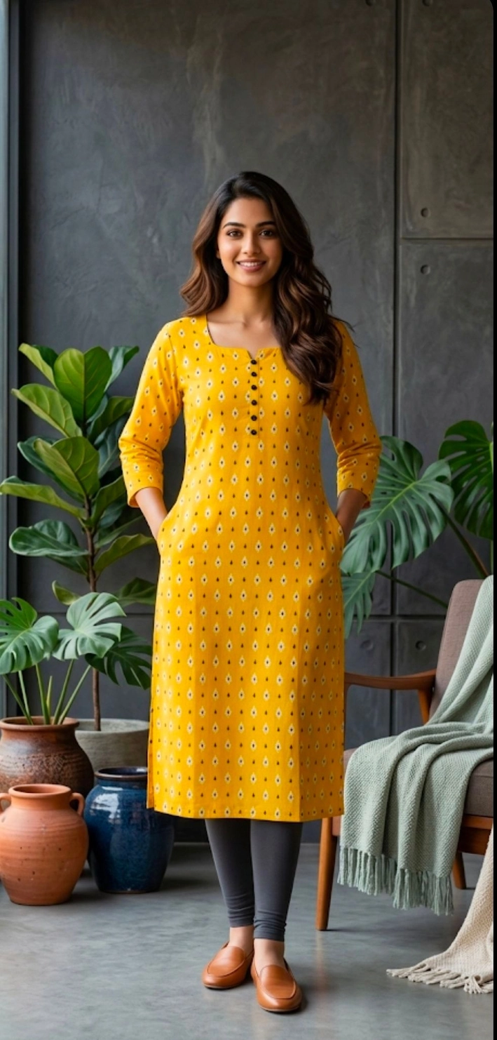 straight kurti