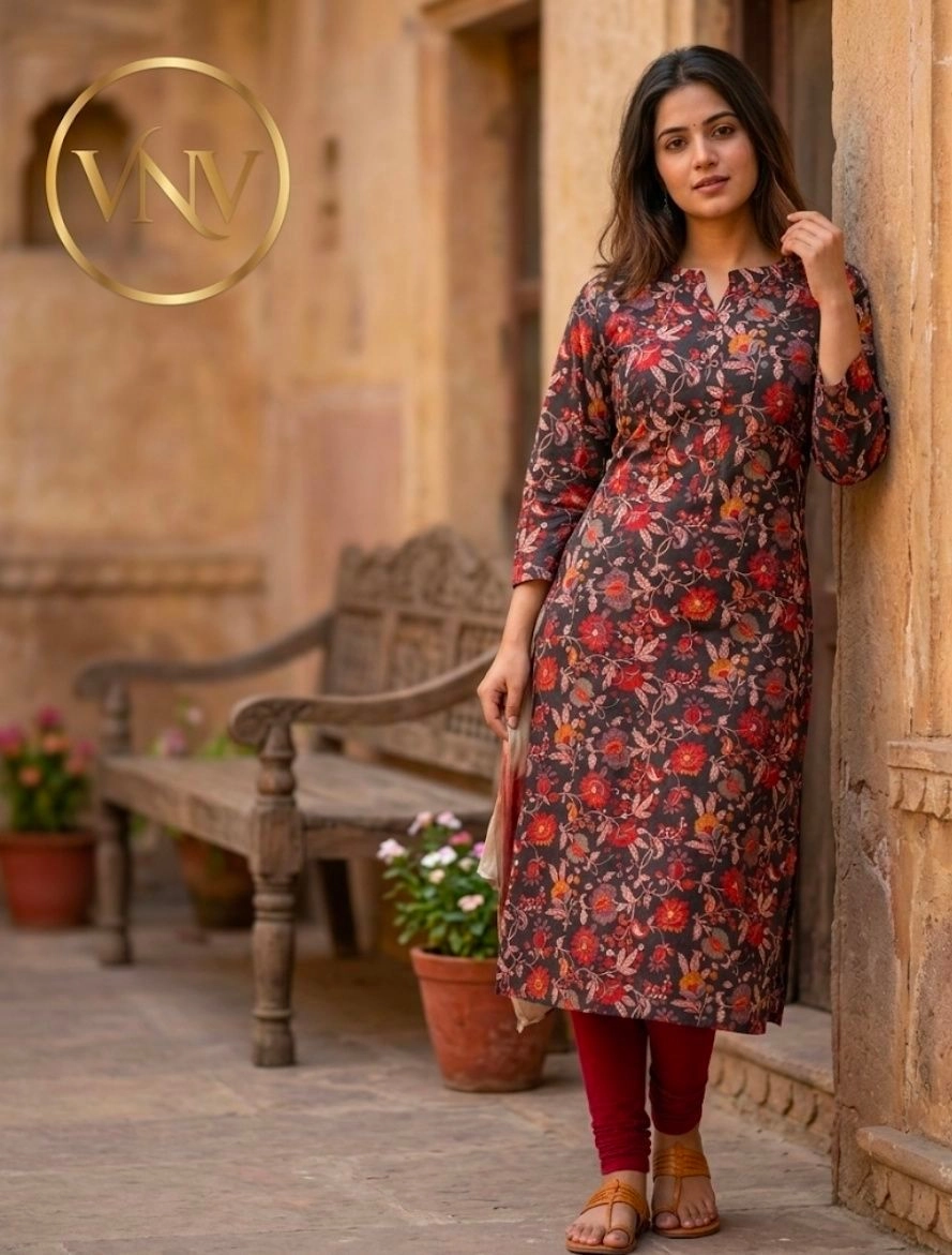 straight kurti