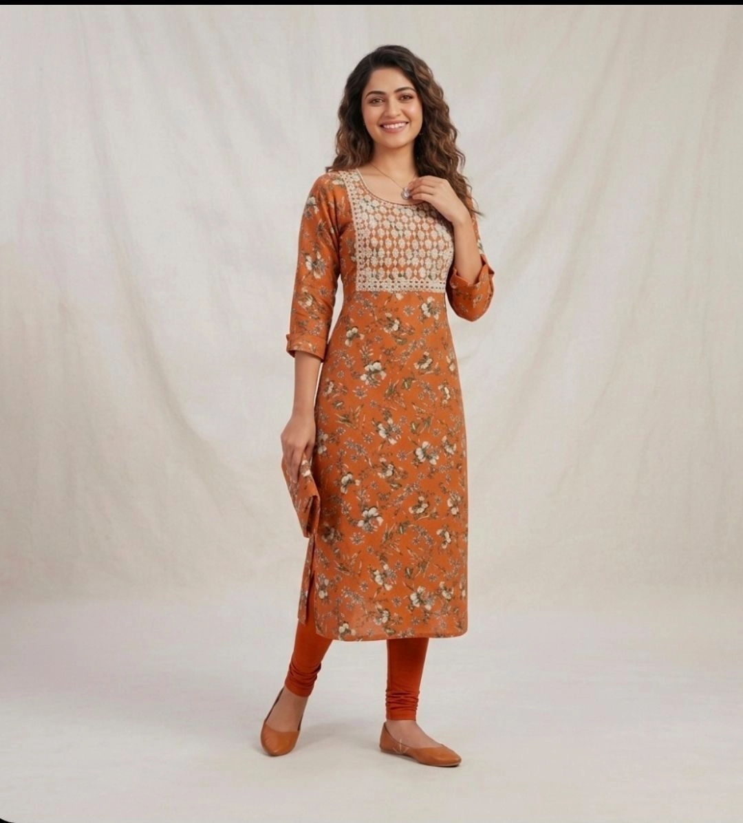straight kurti