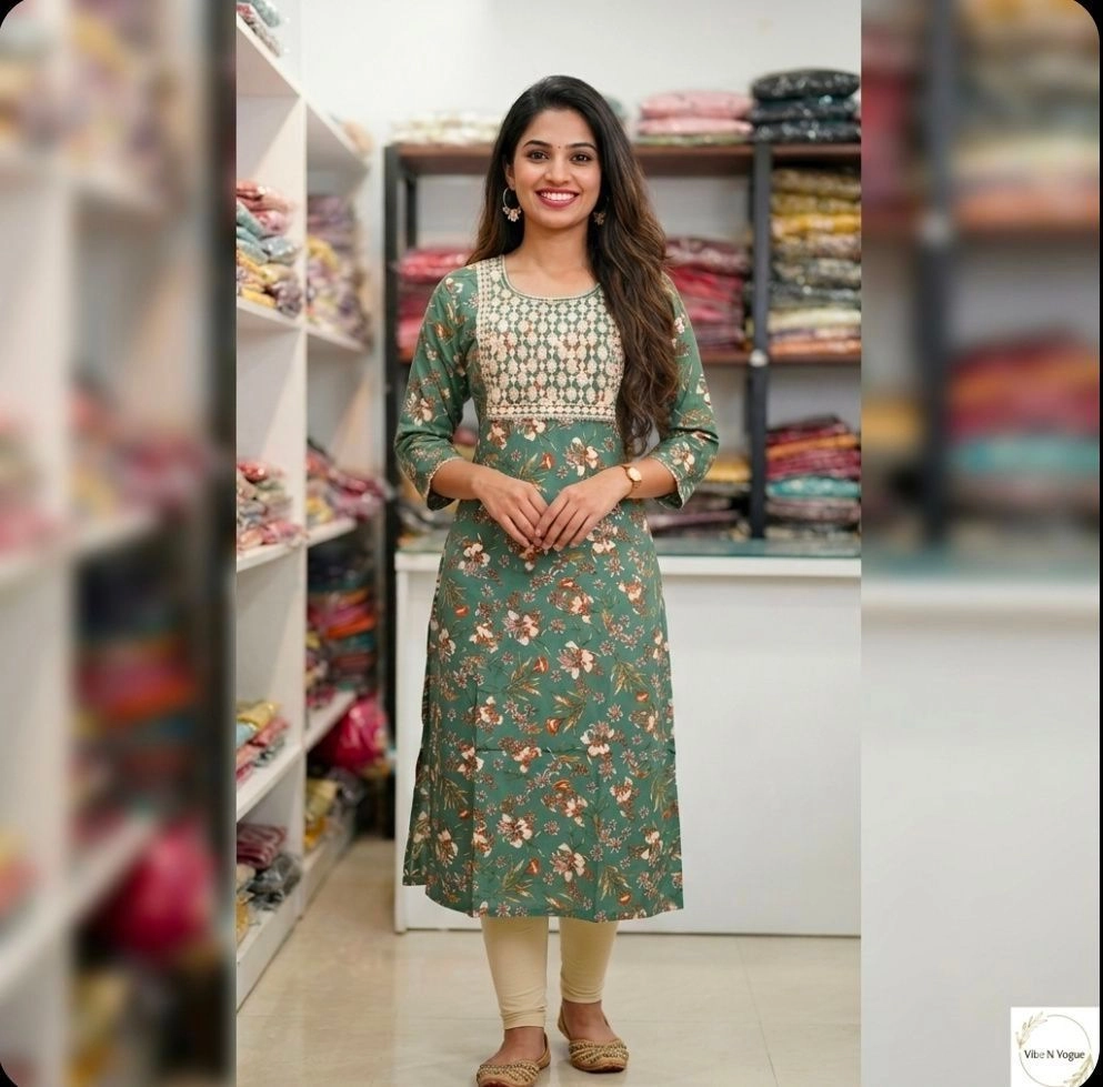 straight kurti