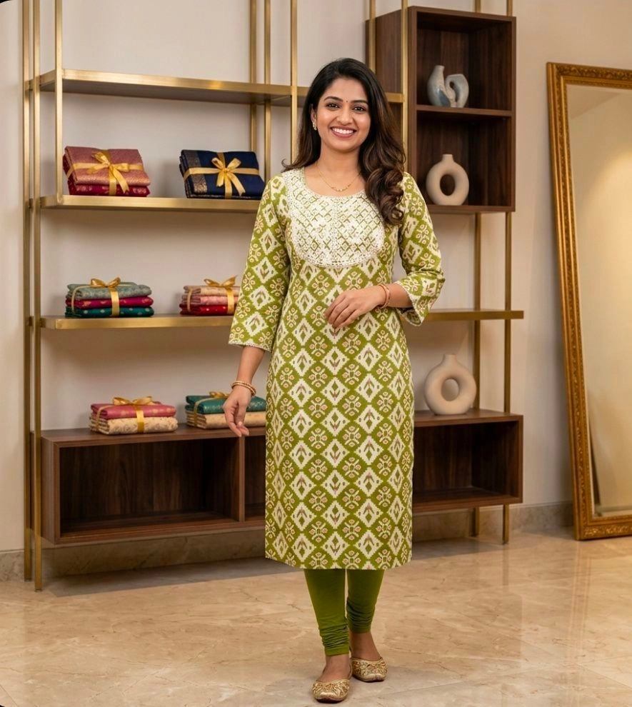 straight kurti