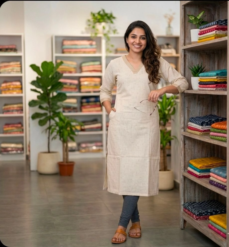 straight kurti