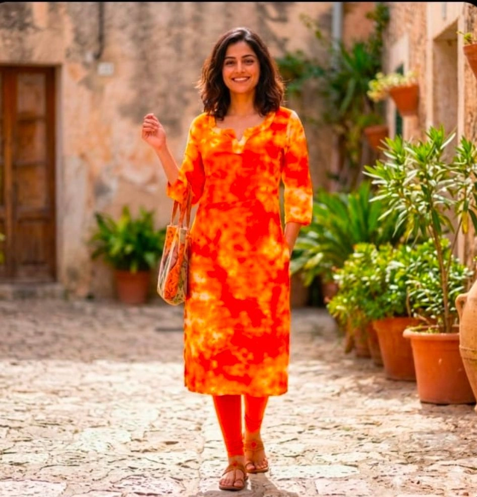 straight kurti