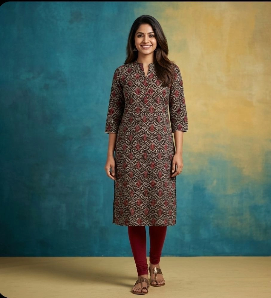 Kalamkari kurti 1