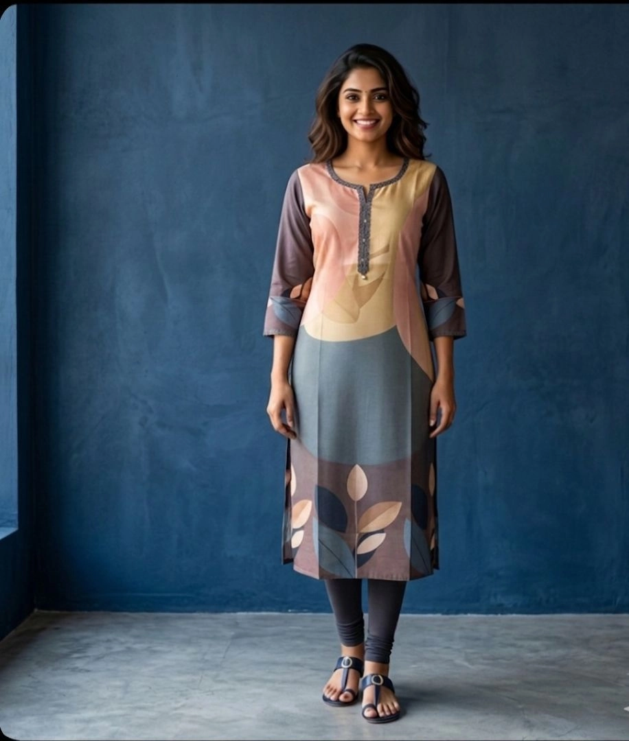 Modal silk kurti 1