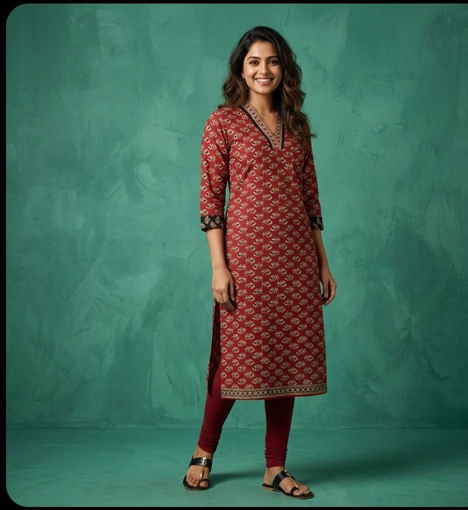 Kalamkari kurti 1