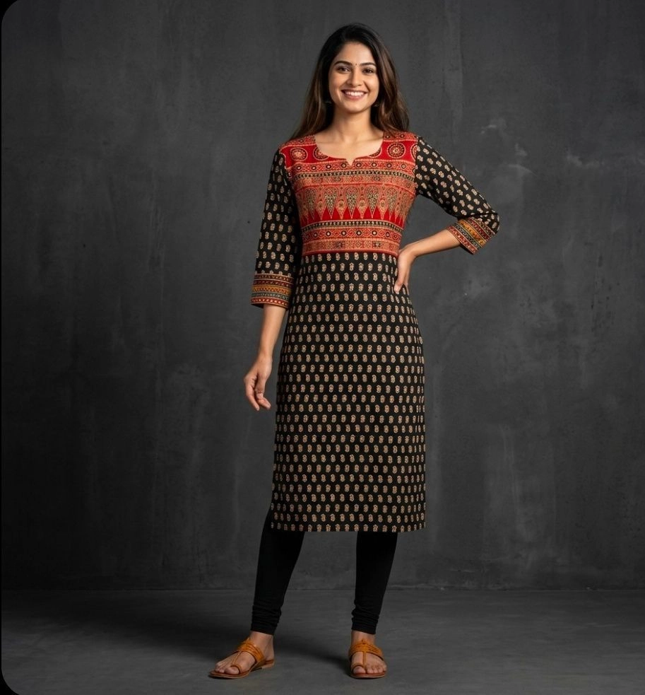 Kalamkari kurti 1