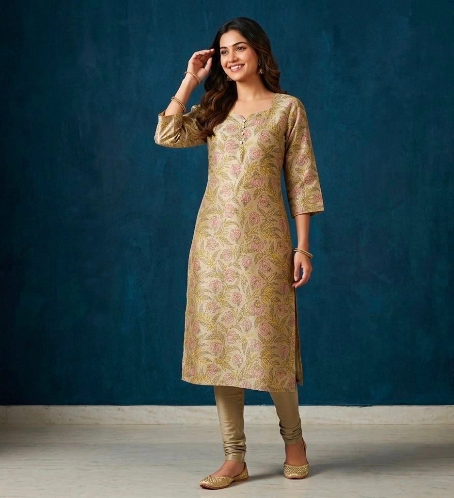 Tissue kurti only 1