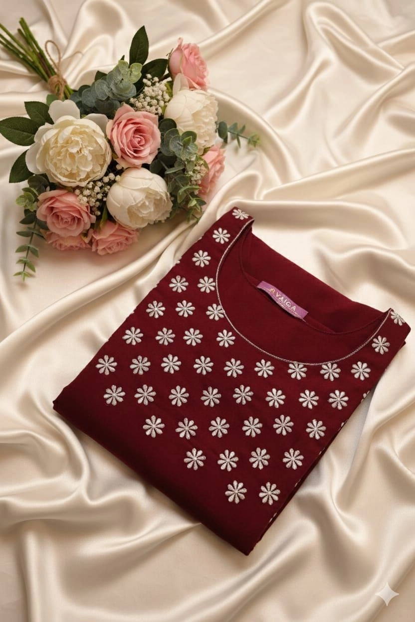 Roman silk kurti 2