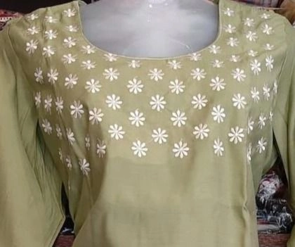 Silk kurti (Roman silk) 2