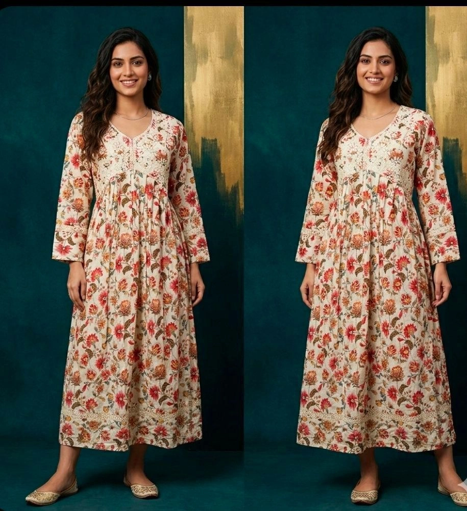 Alia cut frock kurti