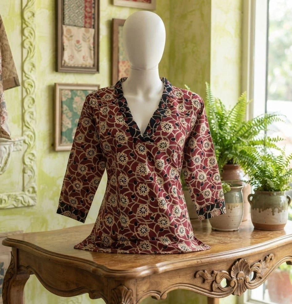 Kalamkari kurti 2