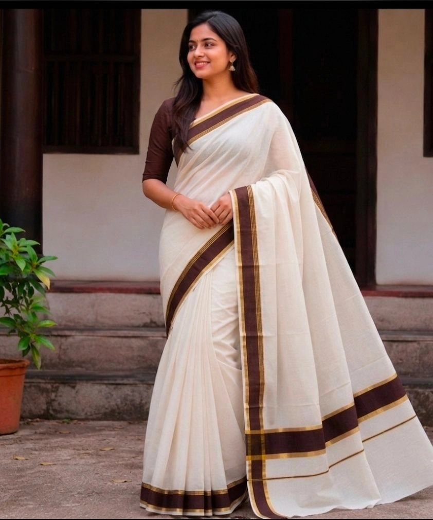 Hand loom kerala saree