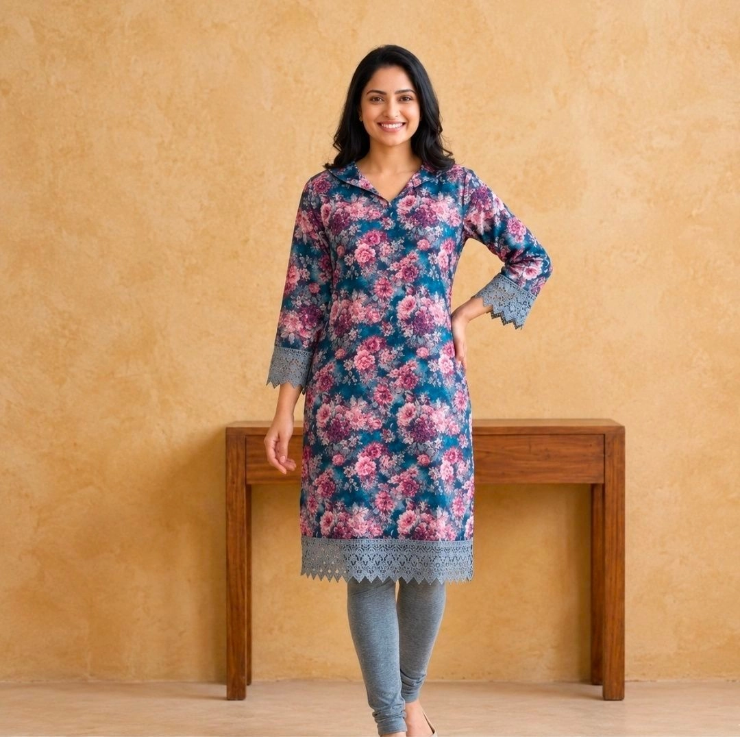 straight kurti
