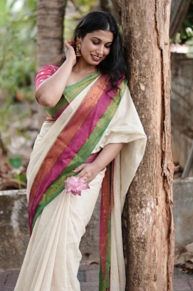 Mulcotton with kanchi border