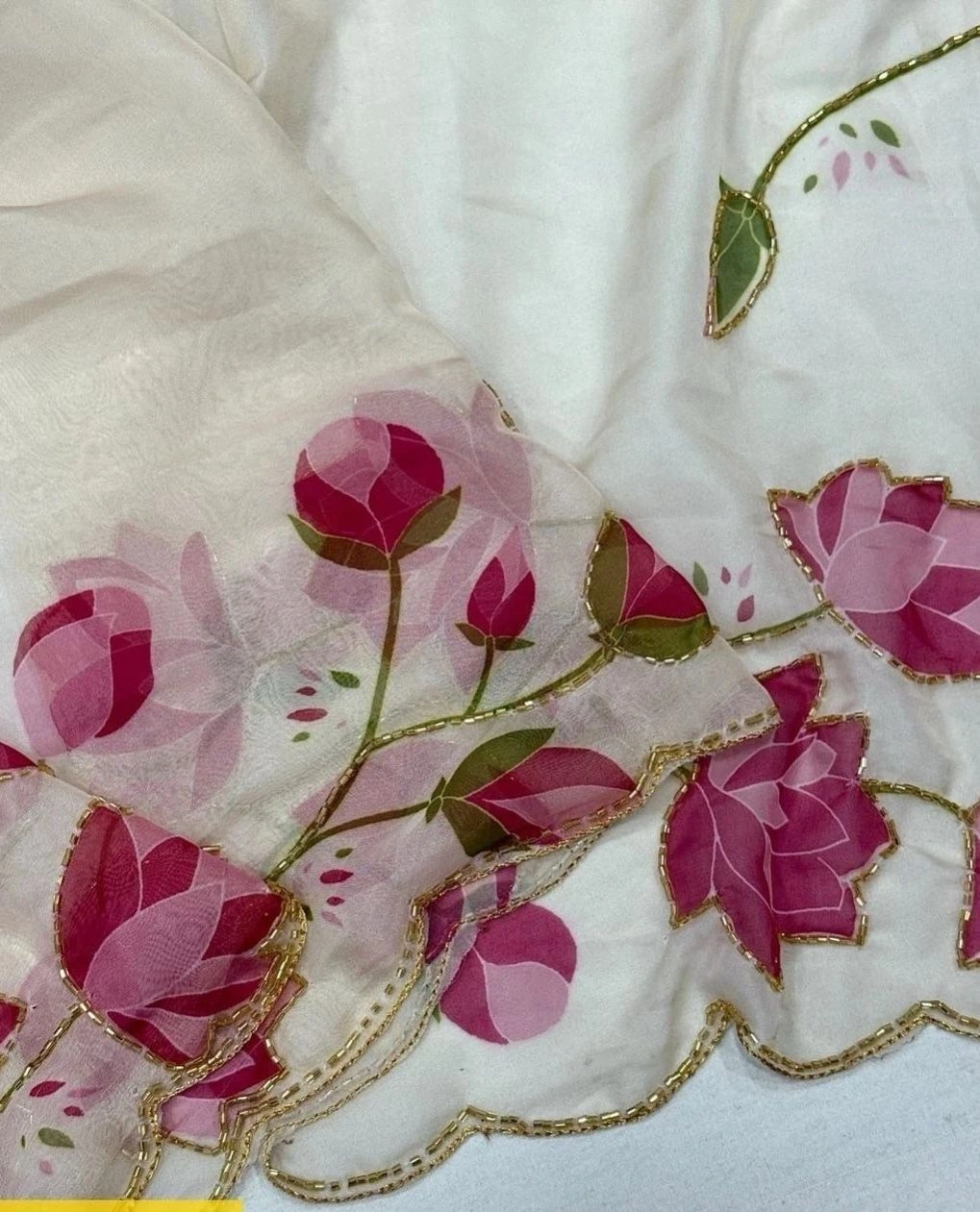 Soft organza lotus 2