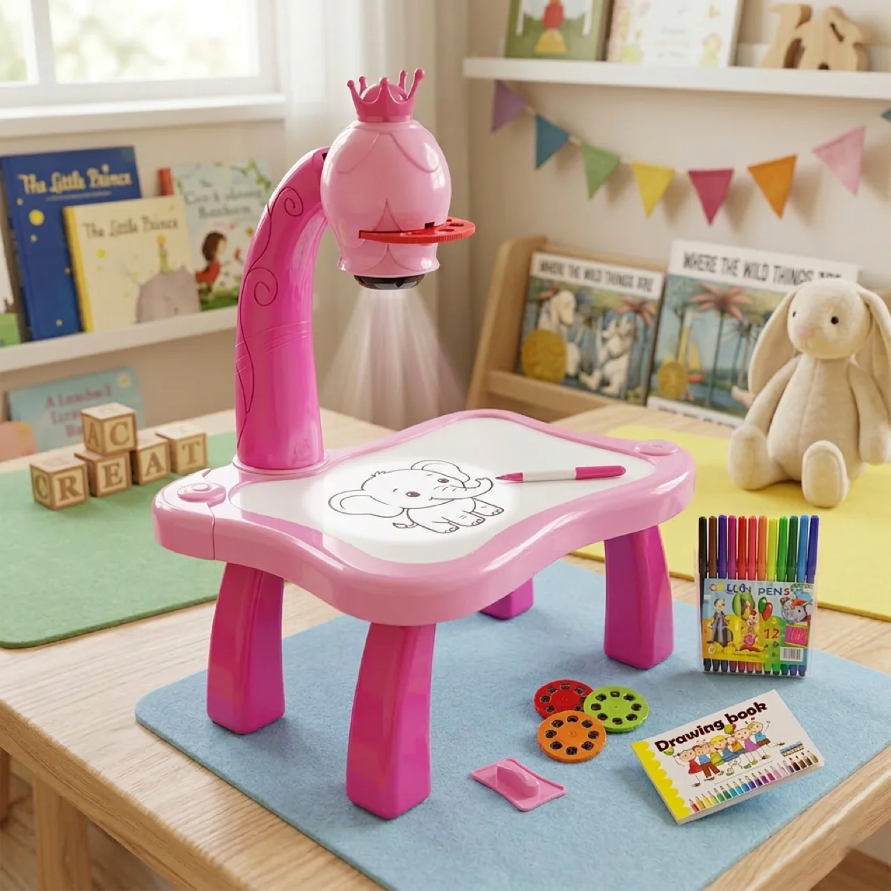 Projector drawing table