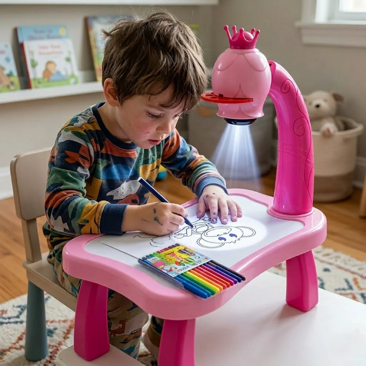 Projector drawing table