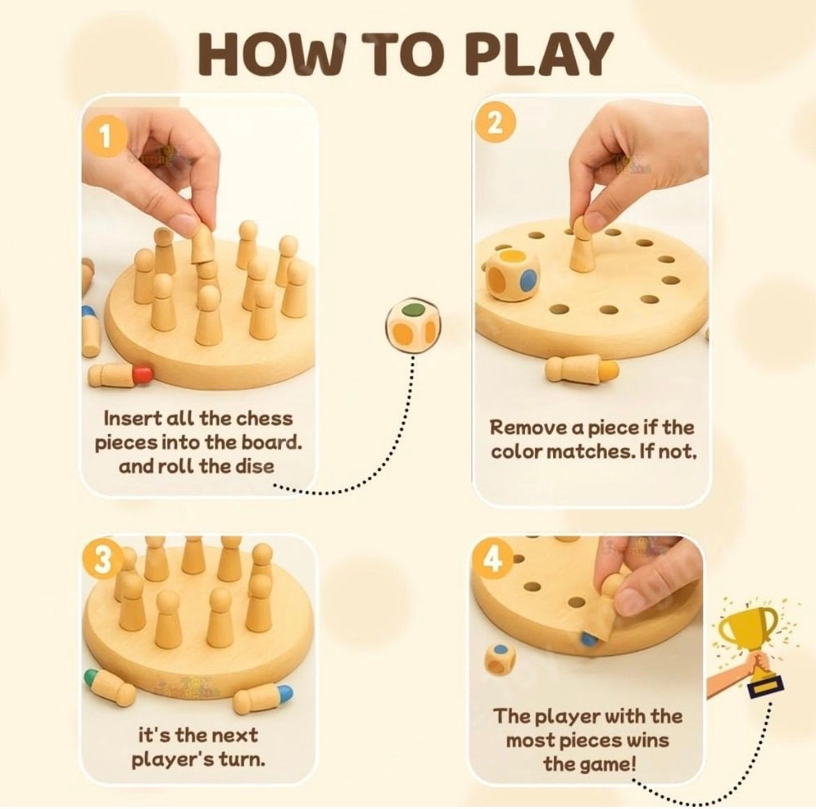 Colour memory chess game 3