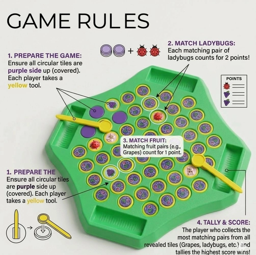 Memory match spinner game 2