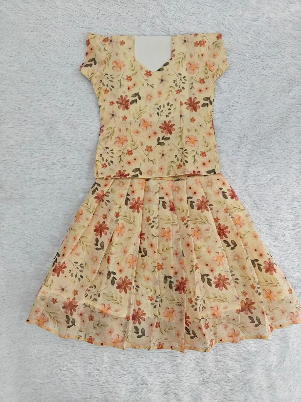 ORGANZA DIGITAL PRINT TOP WITH SKIRT 2