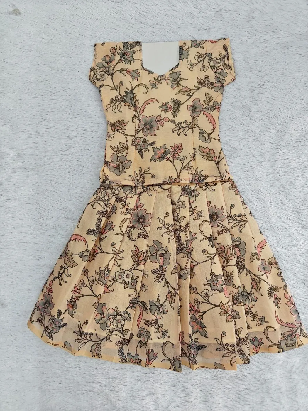 ORGANZA DIGITAL PRINT TOP WITH SKIRT 2