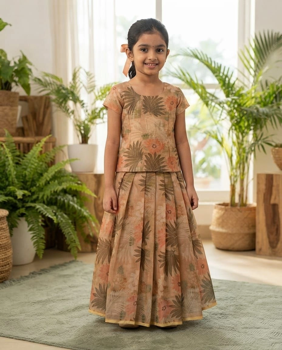 ORGANZA DIGITAL PRINT TOP WITH SKIRT 1