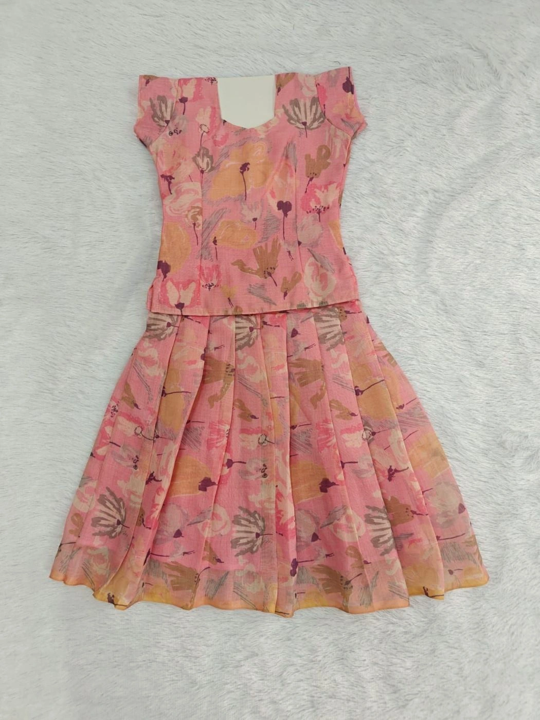 ORGANZA DIGITAL PRINT TOP WITH SKIRT 2