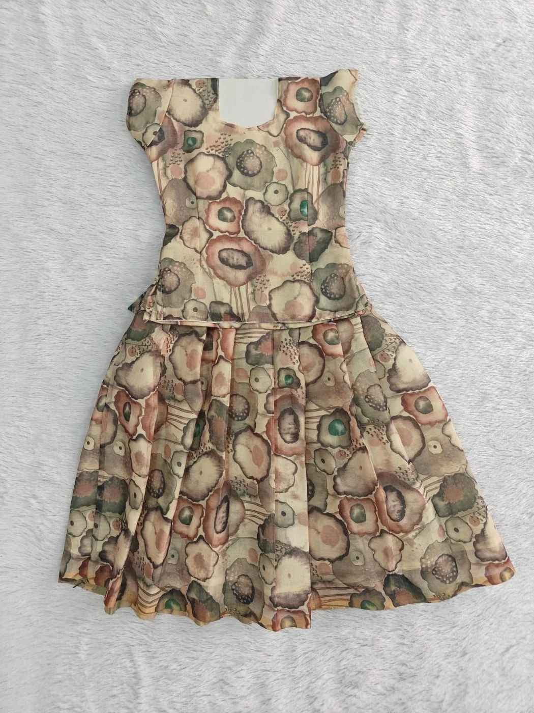 ORGANZA DIGITAL PRINT TOP WITH SKIRT 2