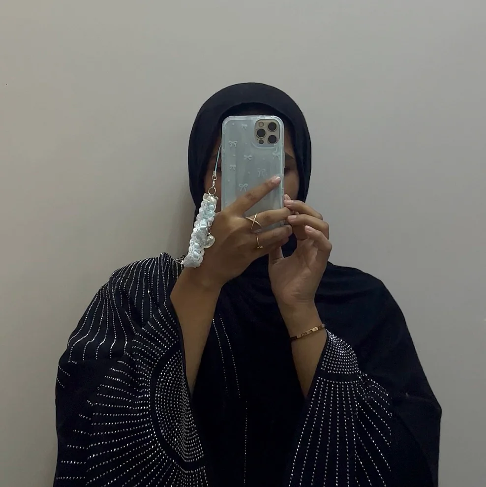 Blue bow glossy case