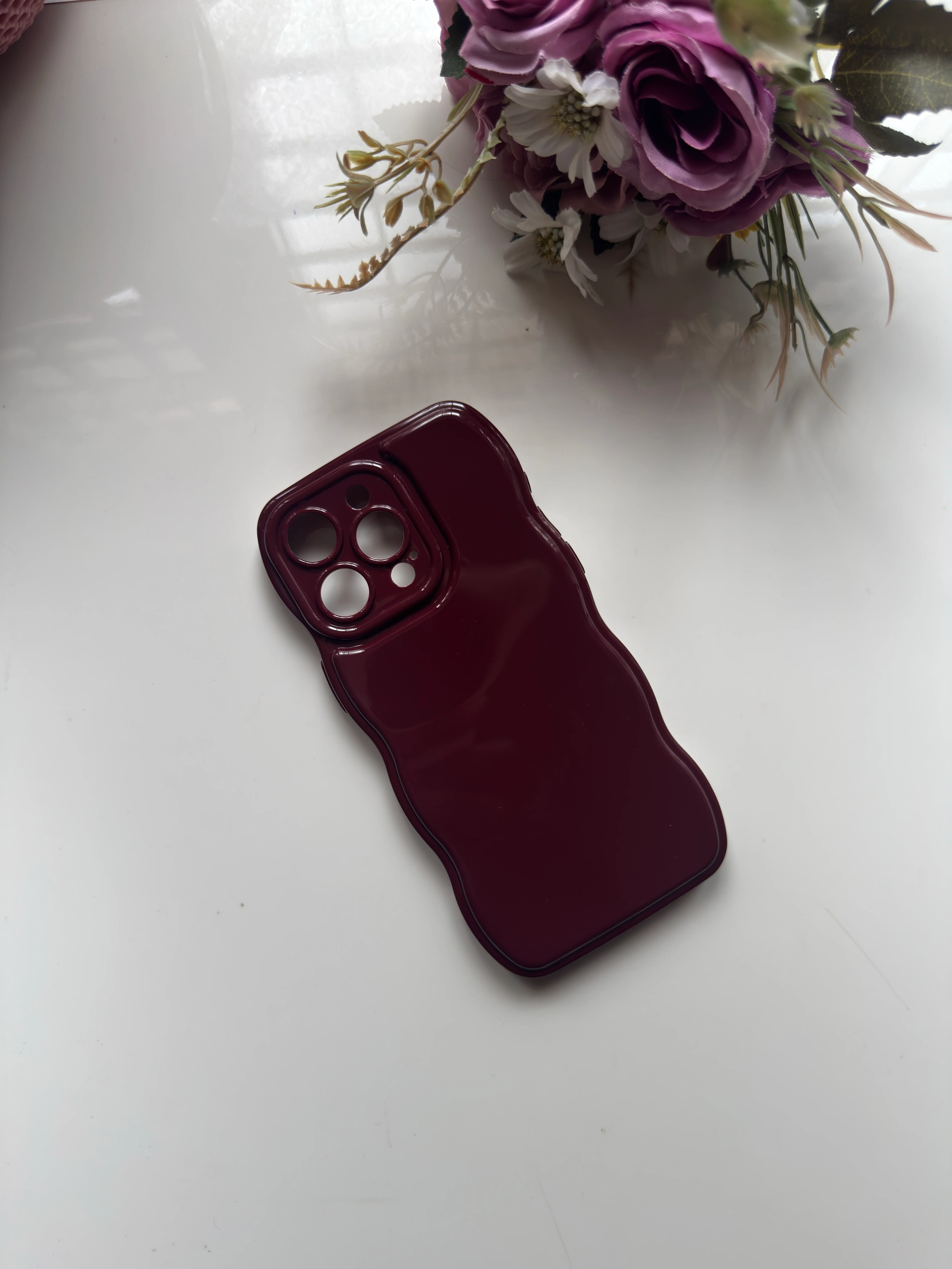 Berry red case🖤 2