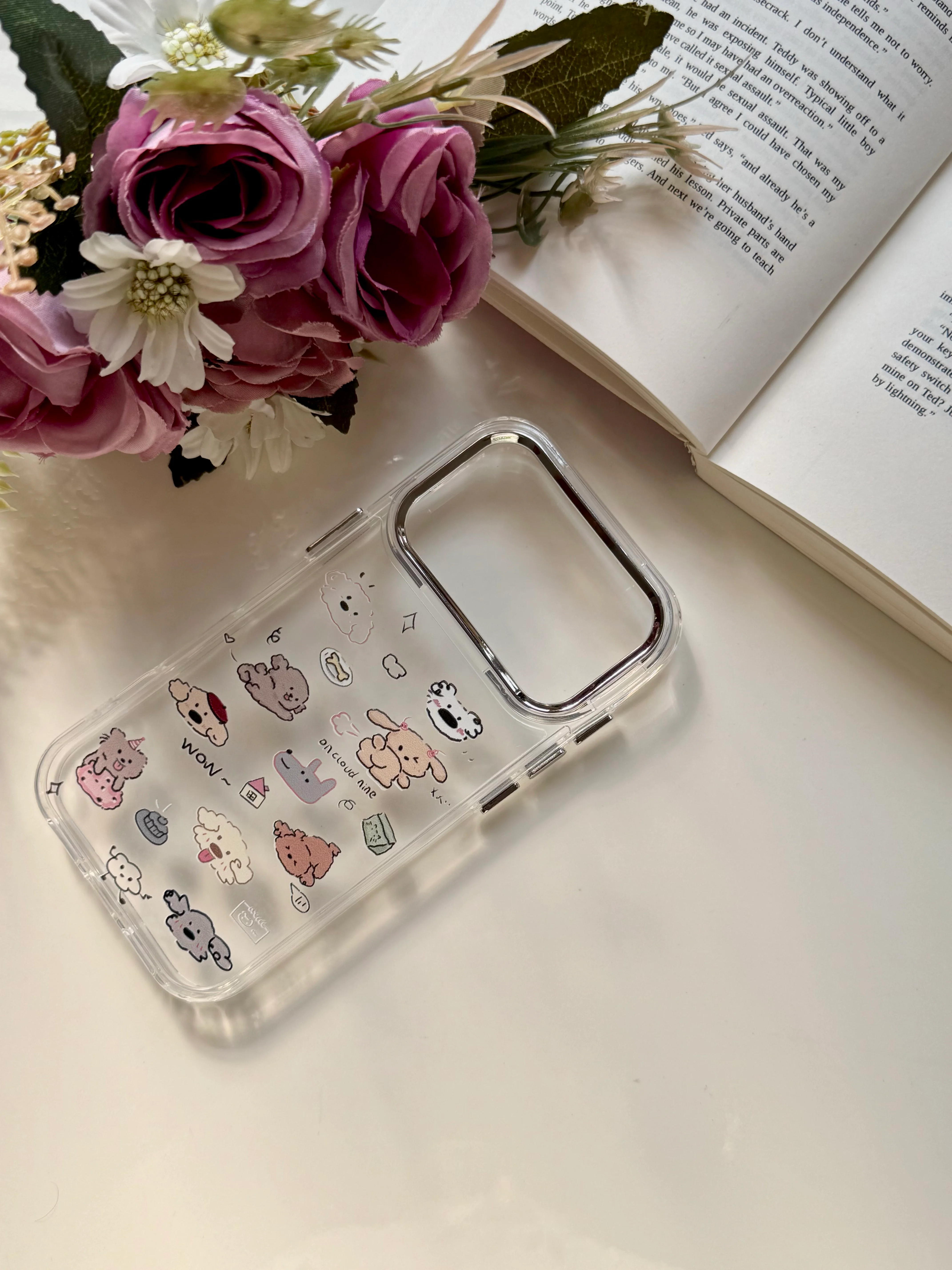 Clear puppy case🐶🐾