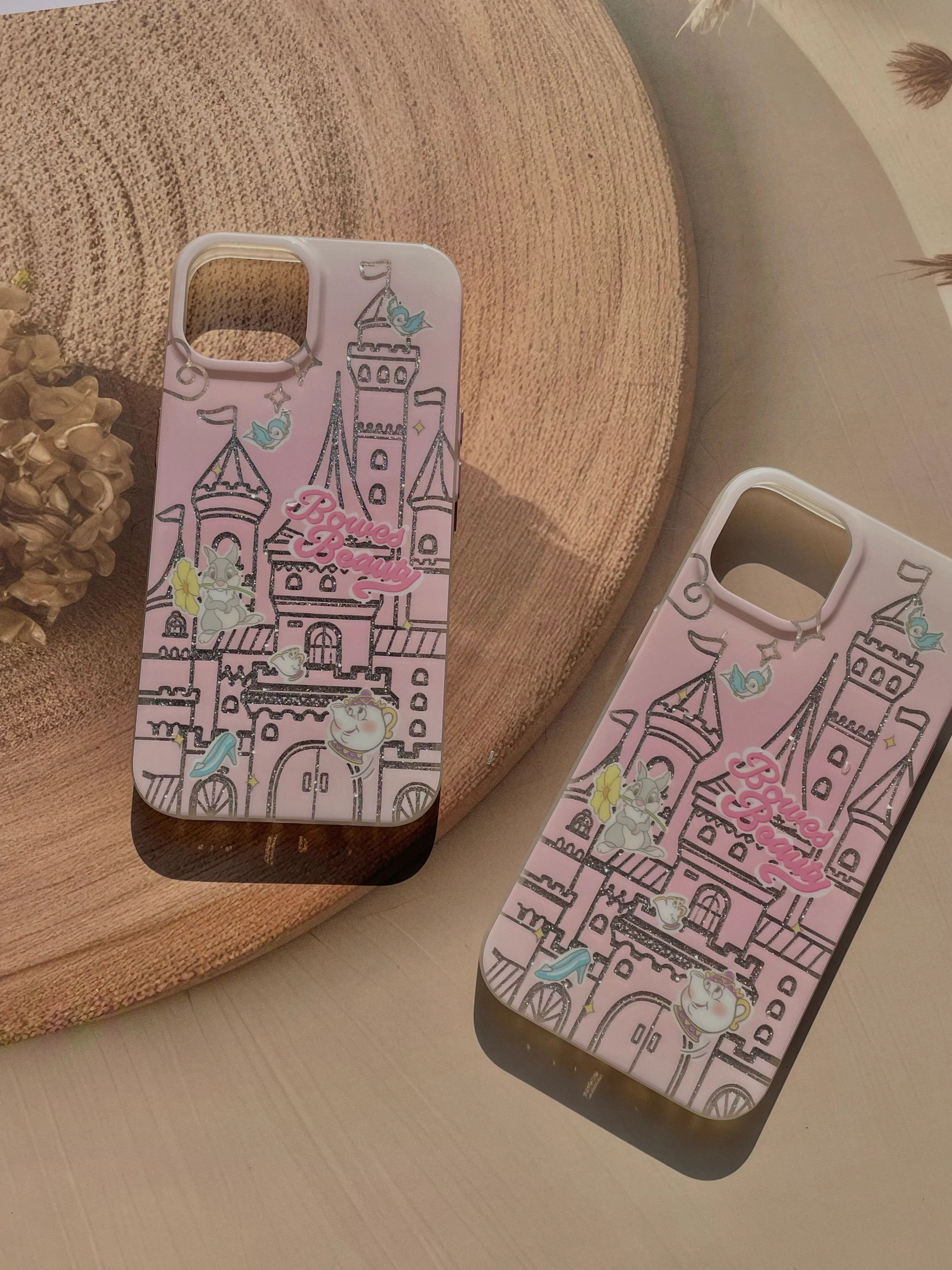 Pink castle case
