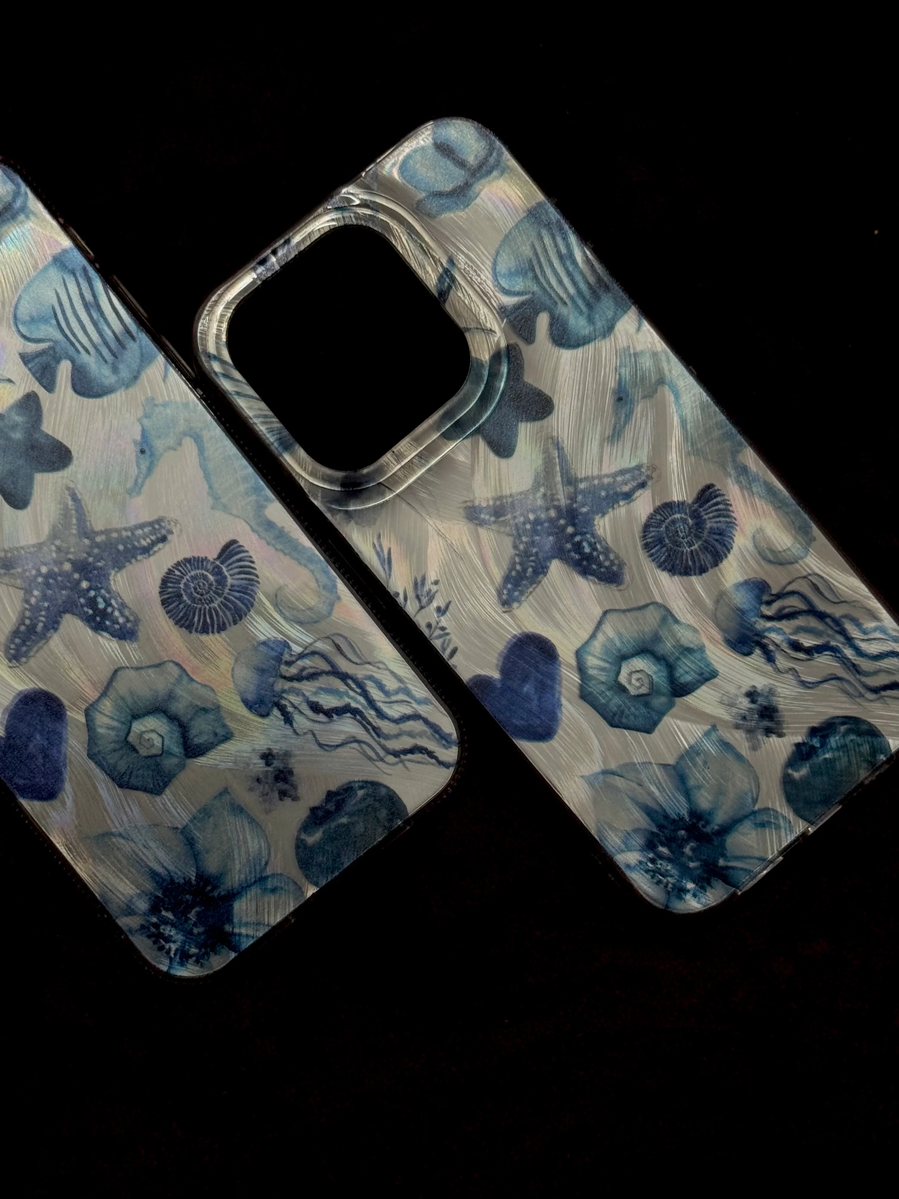 Beach blue shell case🐚🌊🤍