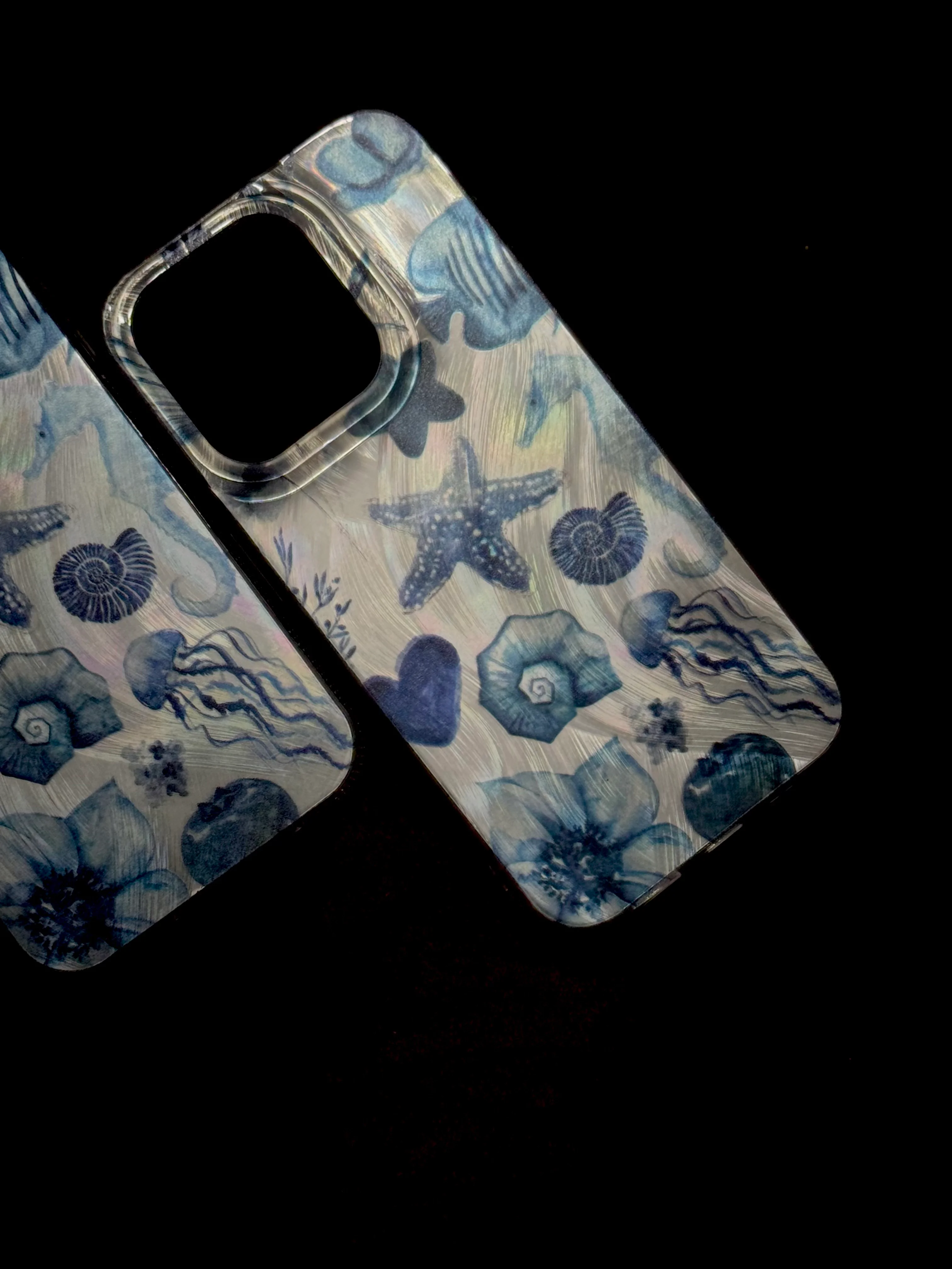 Beach blue shell case🐚🌊🤍 2