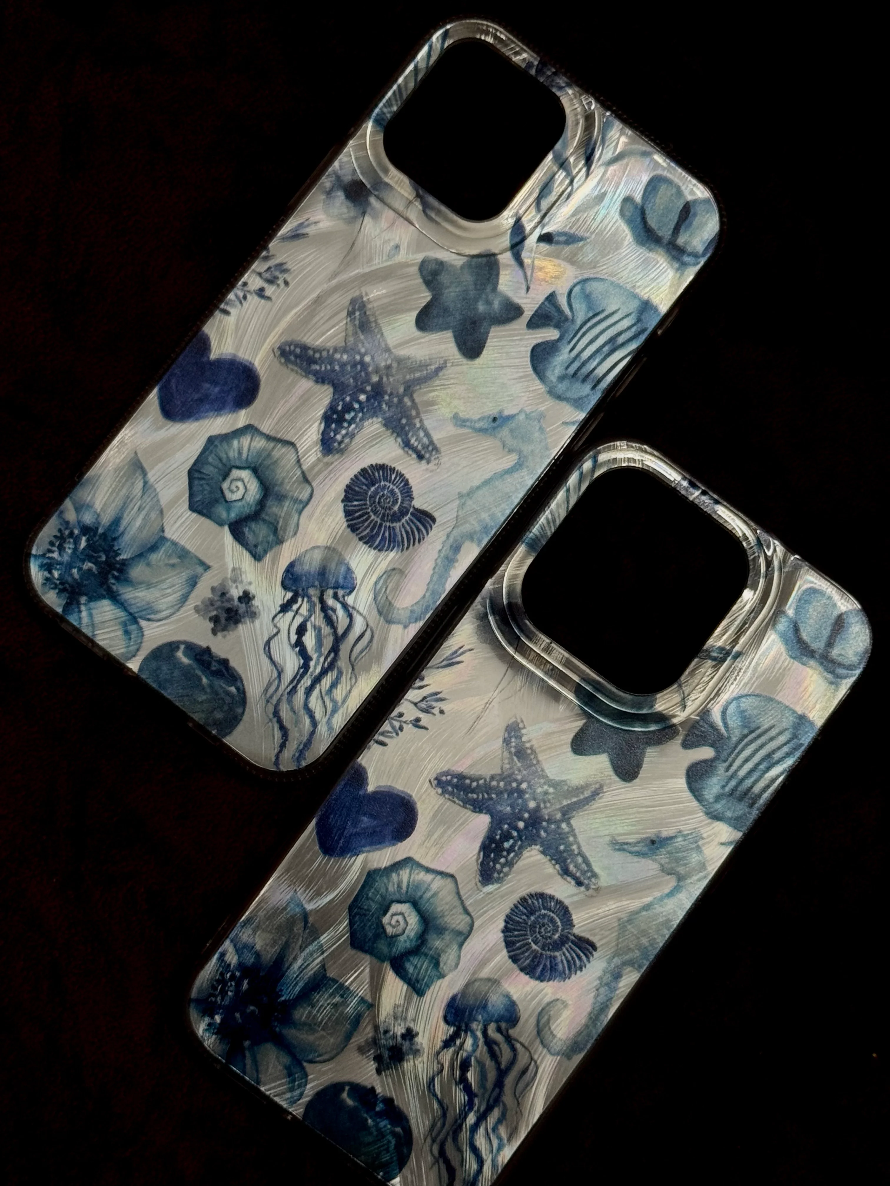 Beach blue shell case🐚🌊🤍 3