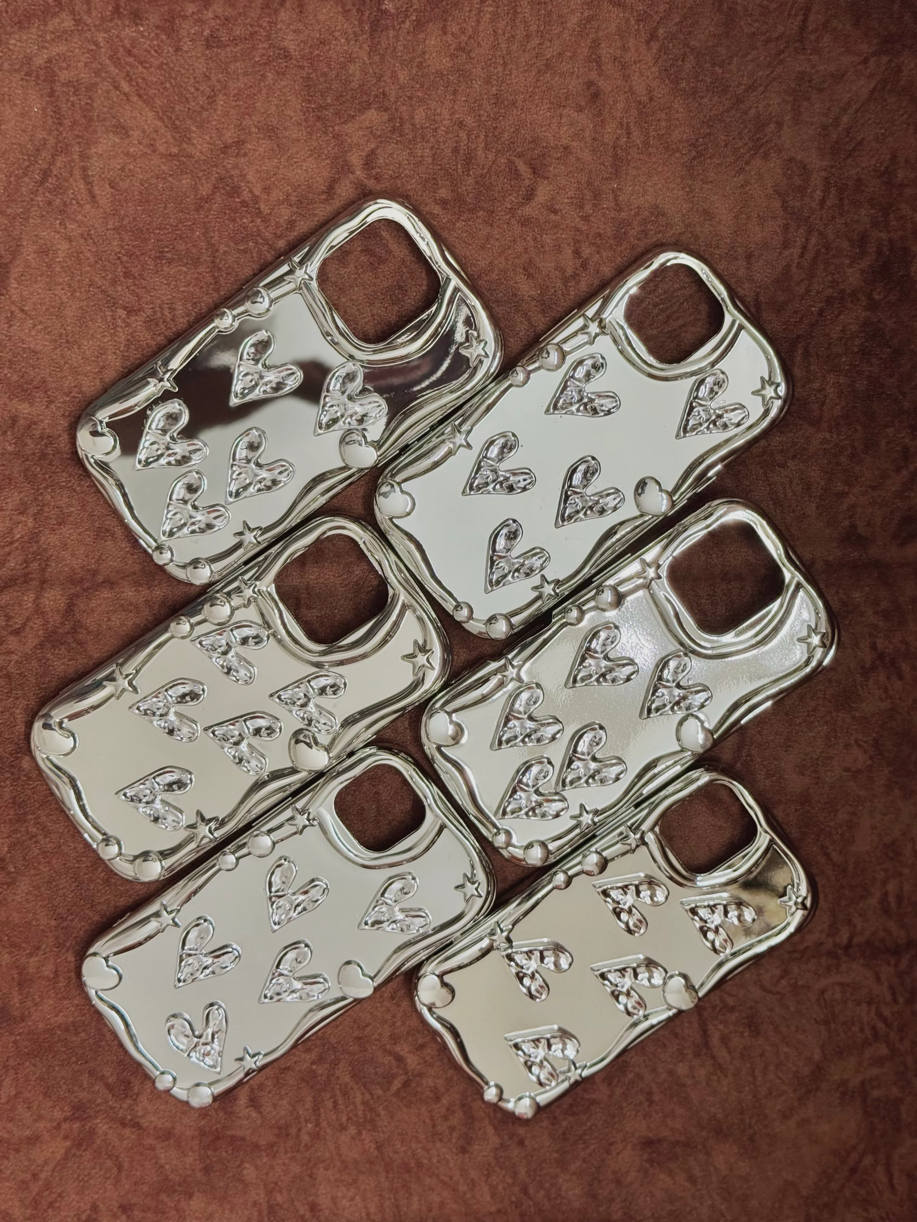 Sliver heart case🩶