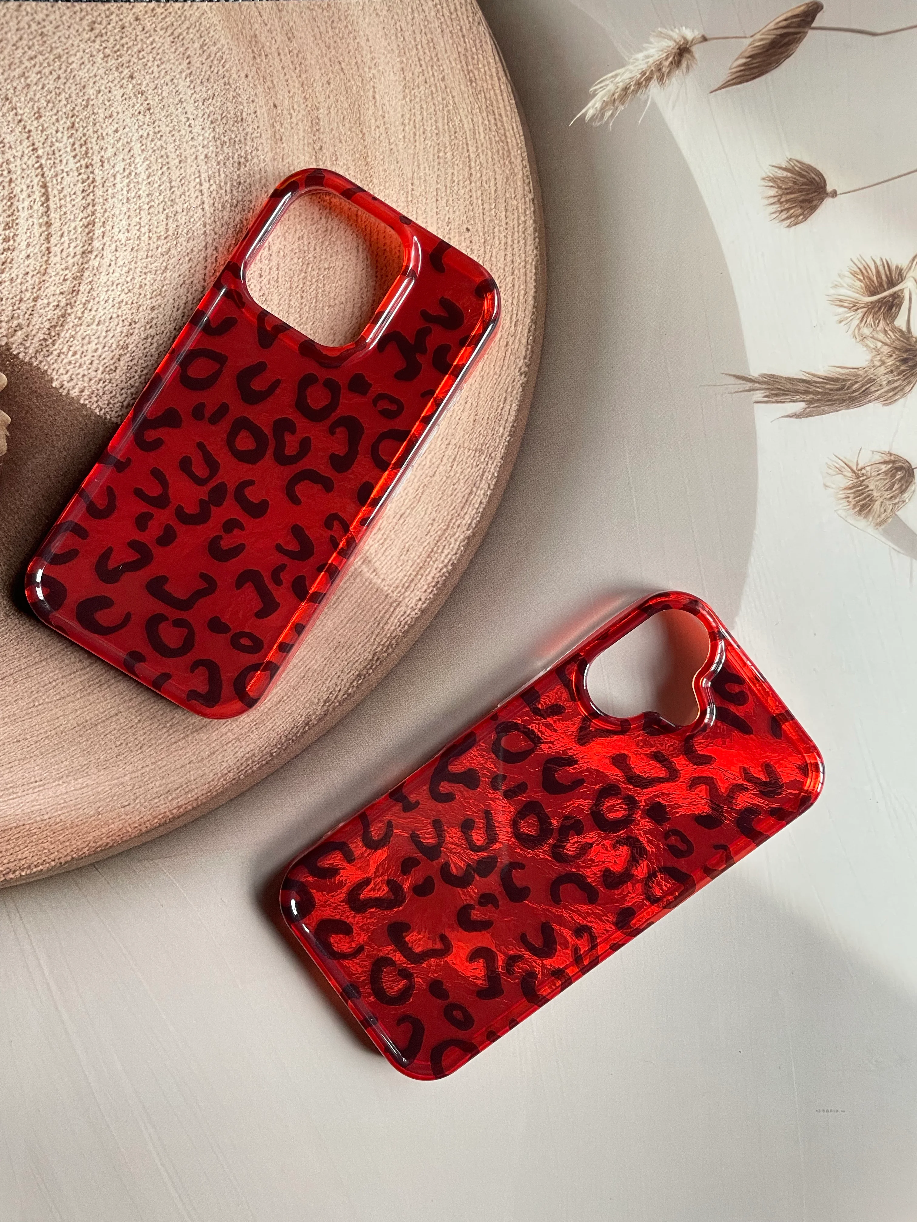 Red leopard case❣️