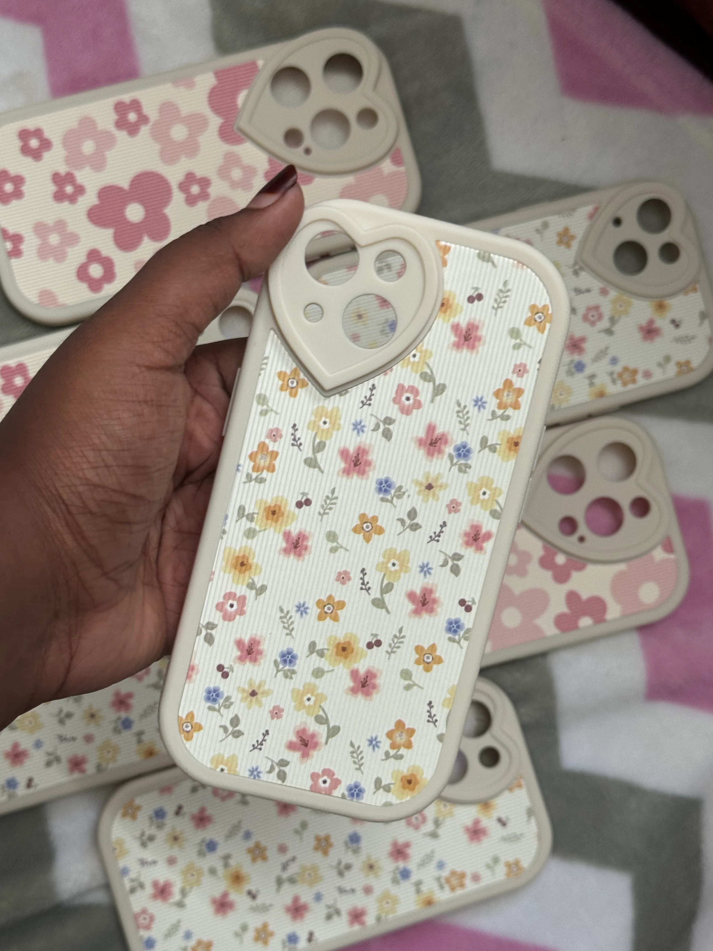 Mini floral heart shape case🌷 2