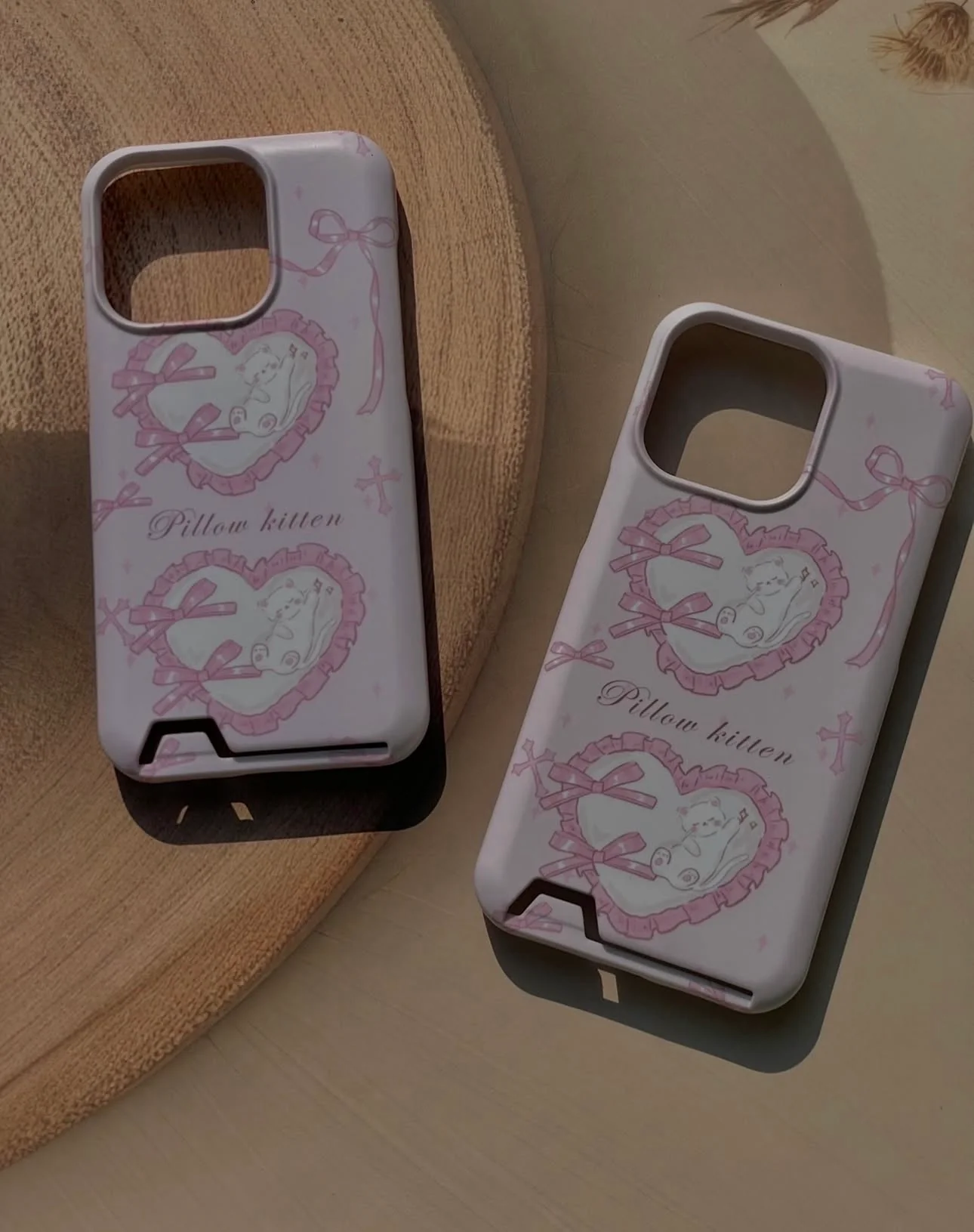 Kitten card holder case🩷 2