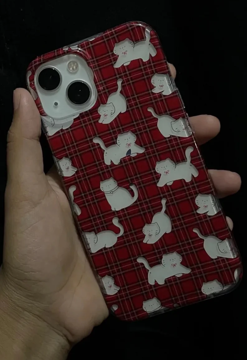 Red cat case🐈