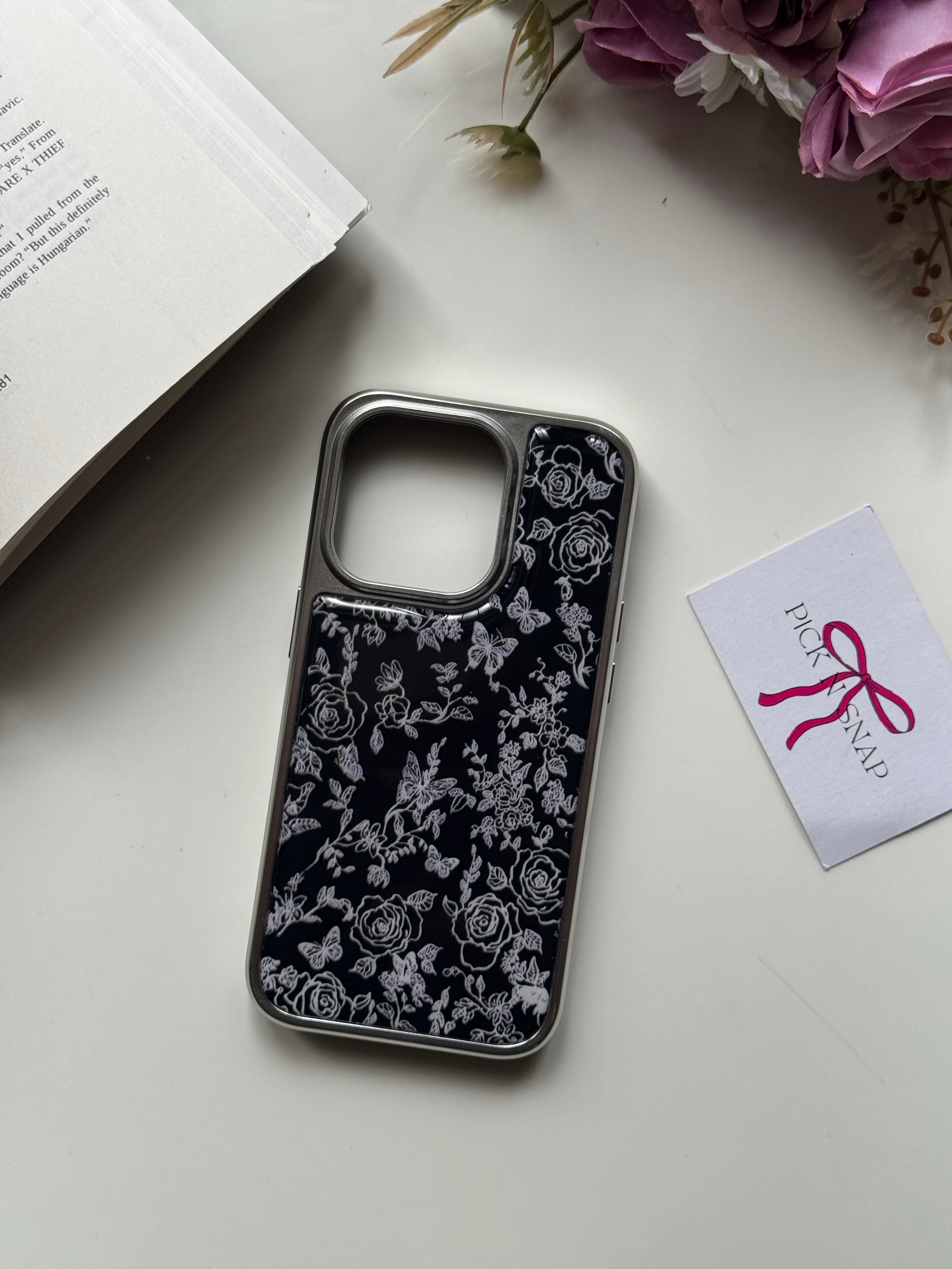 Premium electroplated case floral