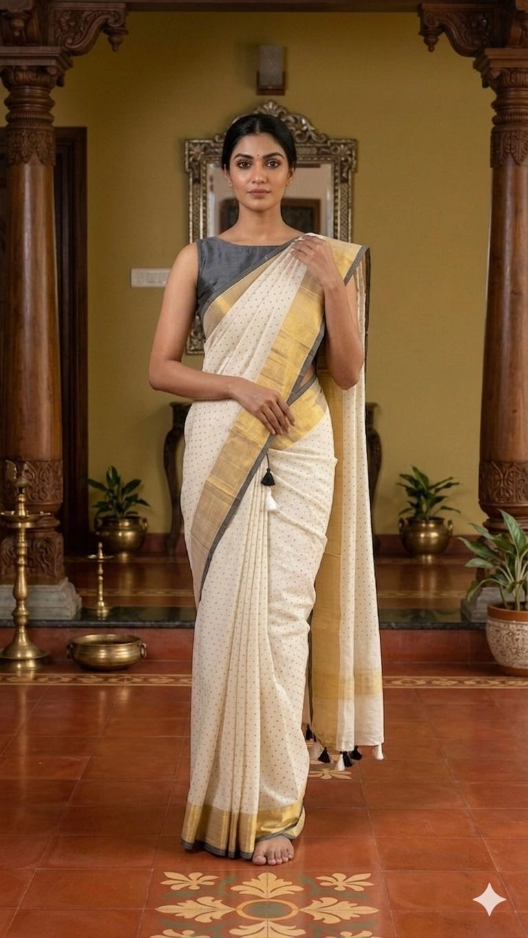 Traditional Mul Cotton Saree
