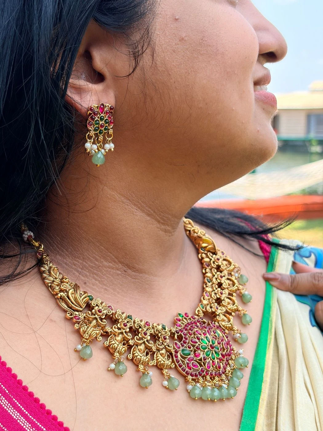 Subadra Kemp Stone Necklace 3