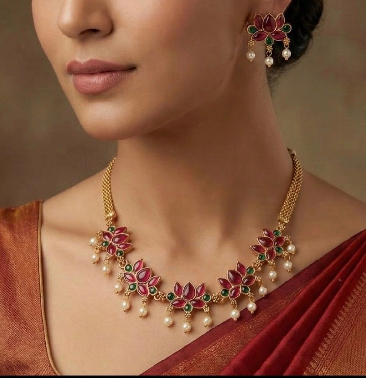 Purple Padma Necklace 3