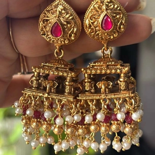 Devasena - Artisan Jhumkas