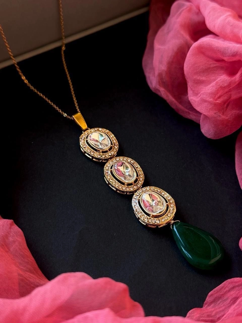 Triambaka - Premium Multi Kundan Chain 1
