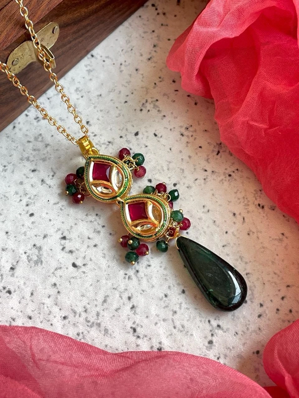 Dual Side Artisan Made Pendant 1